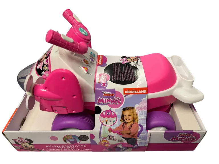 ODPYCHACZ SAMOLOT MINNIE KIDDIELAND Z DŹWIĘKIEM I ŚWIATŁEM N0WY!