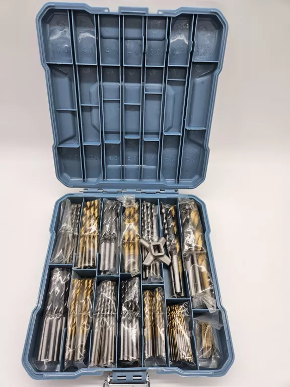 ZESTAW WIERTEŁ HI-SPEC 130 SZT. WIERCENIE W MURZE I DREWNIE HSS W METALU