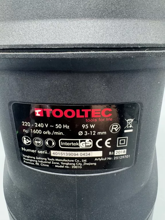OSTRZAŁKA DO WIERTEŁ TOOLTEC