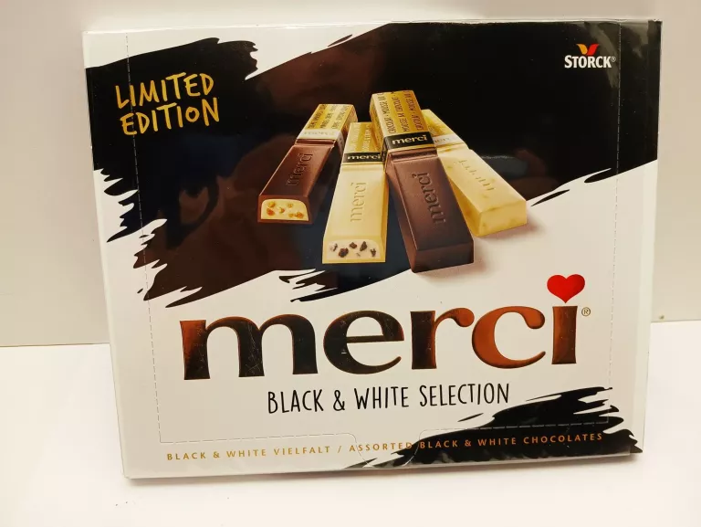 MERCI CZEKOLADKI BLACK & WHITE ED. LIMIT 240G