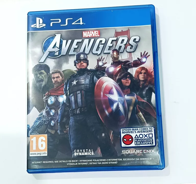 GRA NA PS4 MARVEL AVENGERS