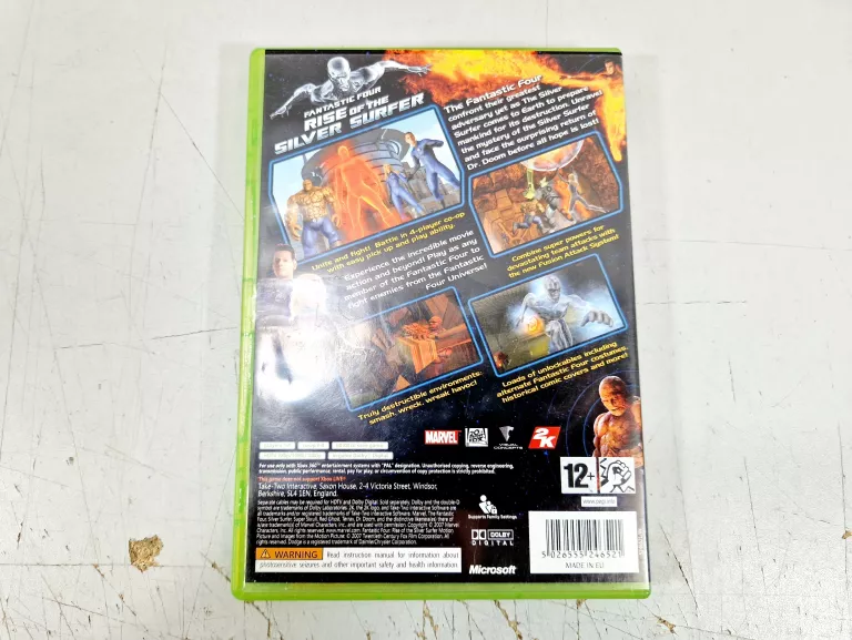 GRA FANTASTIC FOUR RISE OF THE SILVER SURFER XBOX 360