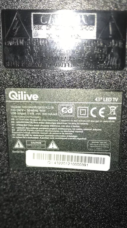 TELEWIZOR QILIVE Q43UA231B