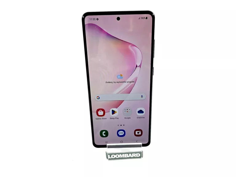 TELEFON GALAXY NOTE 10 LITE 128GB AURA BLACK + RYSIK ZADBANY