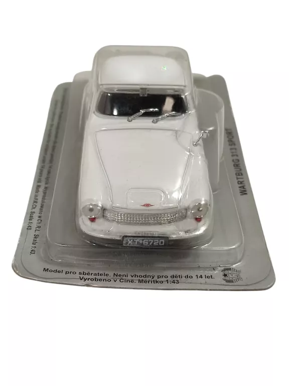 KULTOWE AUTA PRL WARTBURG 313 SPORT MODEL 1:43 DEAGOSTINI NUMER 47