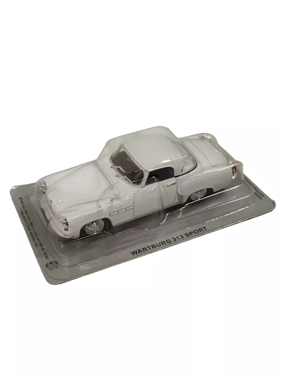 KULTOWE AUTA PRL WARTBURG 313 SPORT MODEL 1:43 DEAGOSTINI NUMER 47
