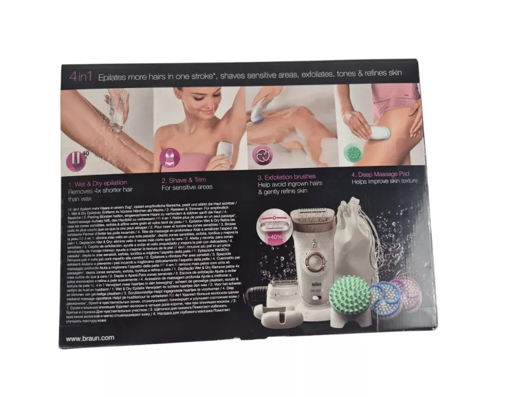 DEPILATOR BRAUN SILK-EPIL 9 9-961V LEGS & BODY STAN 10/10 ORI BLISTER