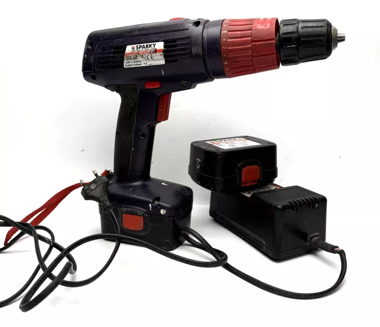 WKRETARKA SPARKY BUR 15E /2X BATERIA / ŁADOWARKA
