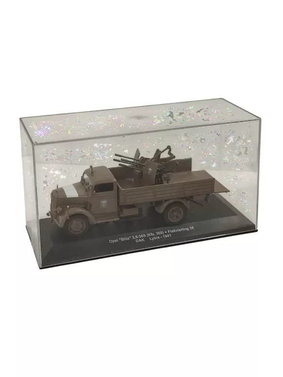 OPEL BLITZ 3,6-36S KFZ.305 + FLAKVIERLING 38 LYBIA-1941 MODEL ALTAYA 1:43