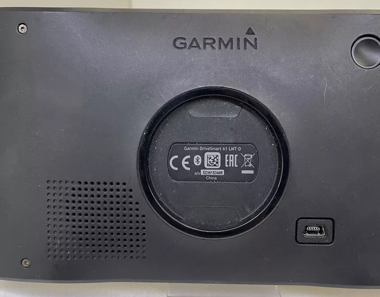 NAWIGACJA GARMIN DRIVER SMART 61 LMT-D SŁABY AKU ORAZ ZUŻYTY KABEL ŁAD