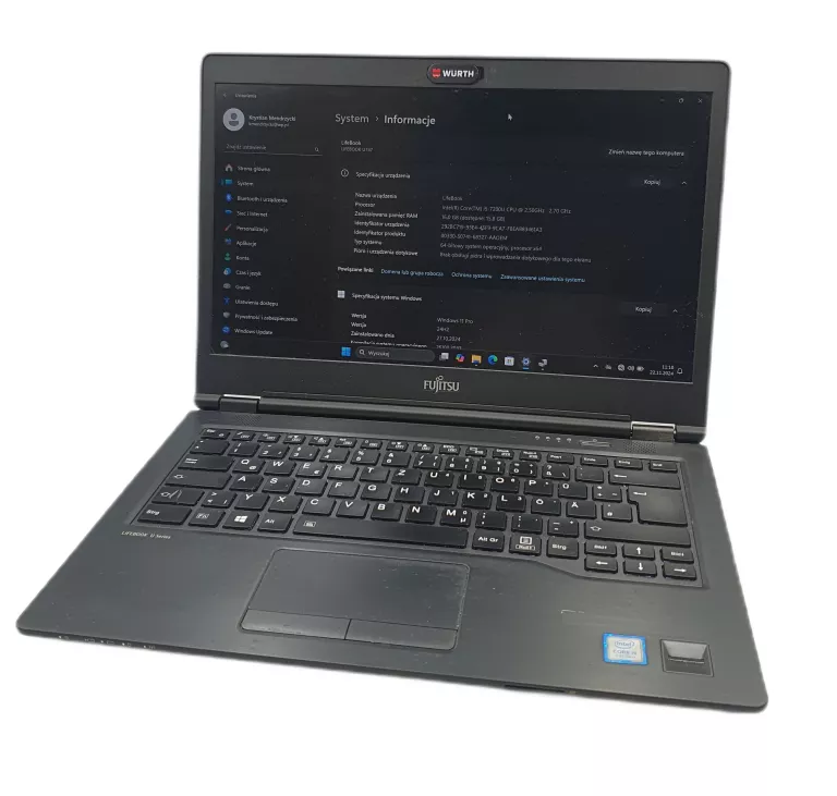 LAPTOP FUJITSU LIFEBOOK U747