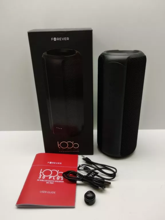 FOREVER GŁOŚNIK BLUETOOTH TOOB 30 PLUS BS-960 CZARNY