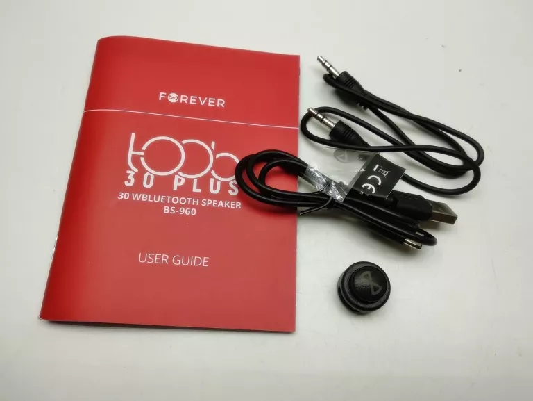 FOREVER GŁOŚNIK BLUETOOTH TOOB 30 PLUS BS-960 CZARNY