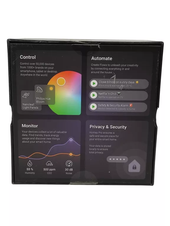 HOMEY PRO CENTRALA INTELIGENTNEGO DOMU SMART HOME HUB 433 MHZ SIRI ALEXA