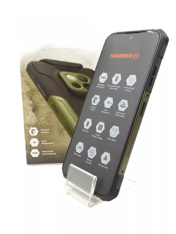 TELEFON HAMMER CONSTRUCTION 2 THERMAL 8 GB / 256 GB 5G MILITARY EDITION