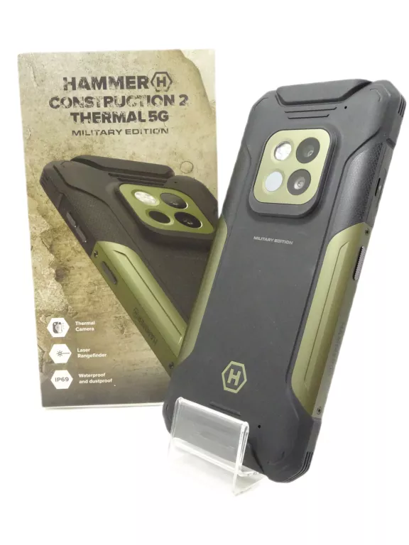 TELEFON HAMMER CONSTRUCTION 2 THERMAL 8 GB / 256 GB 5G MILITARY EDITION