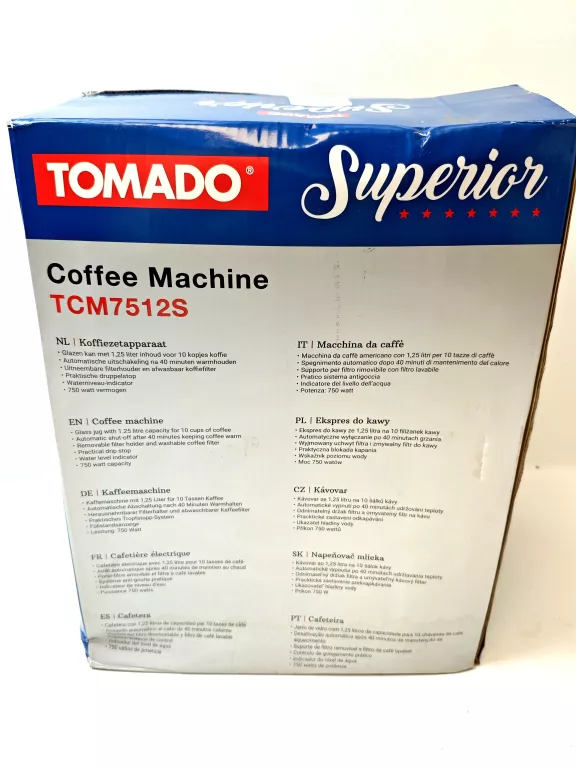 EKSPRESS PRZELEWOWY TOMADO TCM 7512S