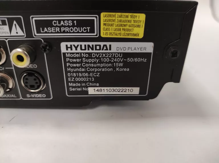 ODTWARZACZ HYUNDAI DV2X227DU
