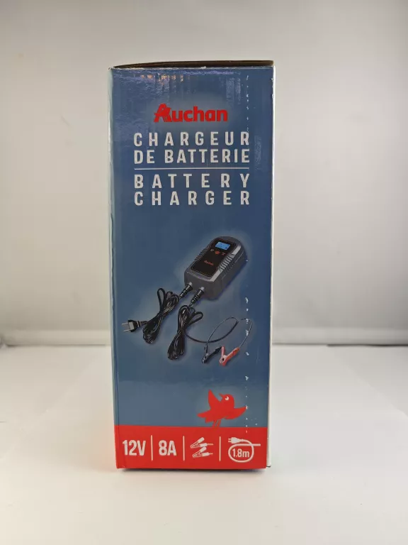 ŁADOWARKA DO AKUMULATORA AUCHAN 12V 8A