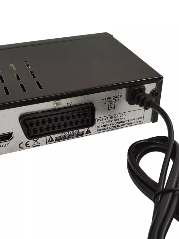 CYFROWY TUNER JN-821T2 DVB-T2 H.265 ODBIORNIK TELEWIZJI NAZIEMNEJ + PILOT