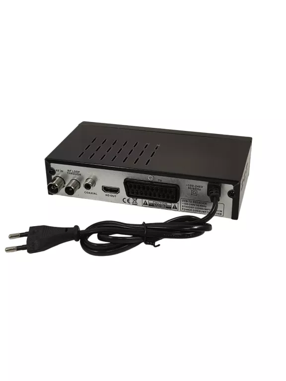 CYFROWY TUNER JN-821T2 DVB-T2 H.265 ODBIORNIK TELEWIZJI NAZIEMNEJ + PILOT