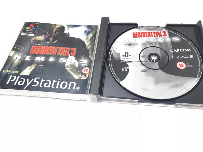PS1 GRA RESIDENT EVIL 3 III NEMESIS PLAYSTATION 1 PSX SUPER STAN