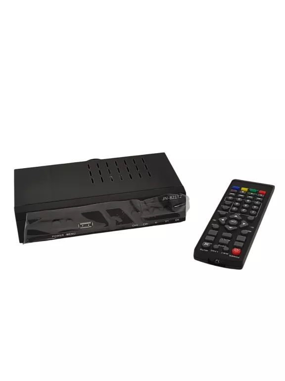 CYFROWY TUNER JN-821T2 DVB-T2 H.265 ODBIORNIK TELEWIZJI NAZIEMNEJ + PILOT