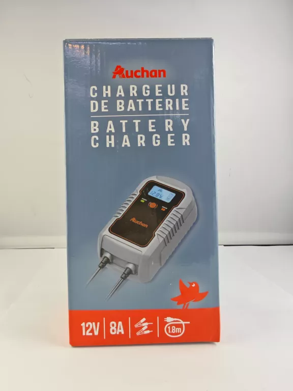 ŁADOWARKA DO AKUMULATORA AUCHAN 12V 8A