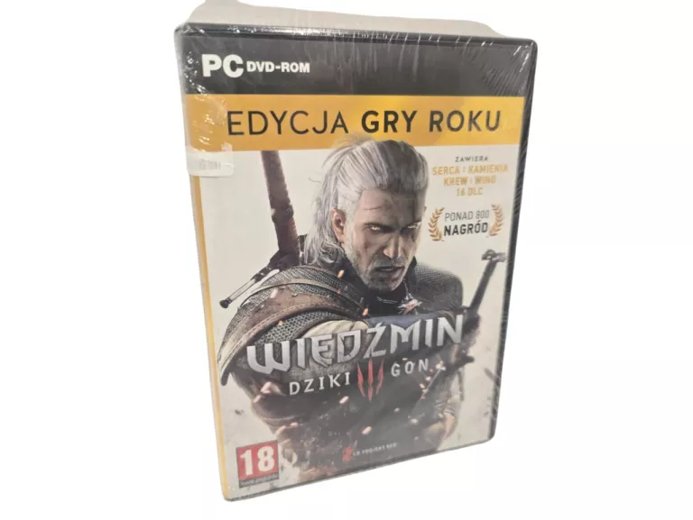 GRA PC WIEDŹMIN 3 DZIKI GON EDYCJA GRY ROKU - FOLIA