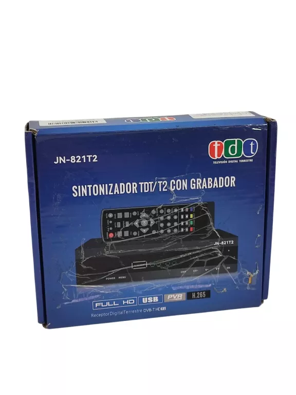 CYFROWY TUNER JN-821T2 DVB-T2 H.265 ODBIORNIK TELEWIZJI NAZIEMNEJ + PILOT