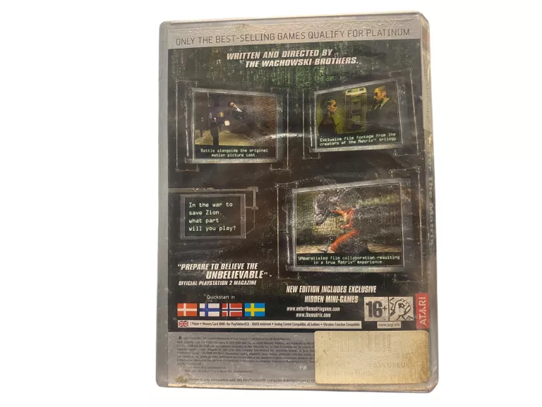 GRA NA PS2 ENTER THE MATRIX