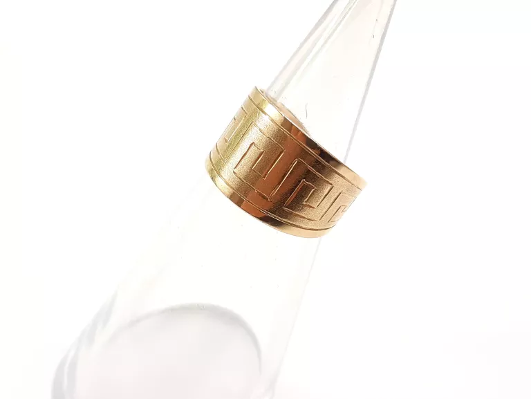 ZŁOTY PIERŚCIONEK WZÓR GRECKI 585 6.95G R16