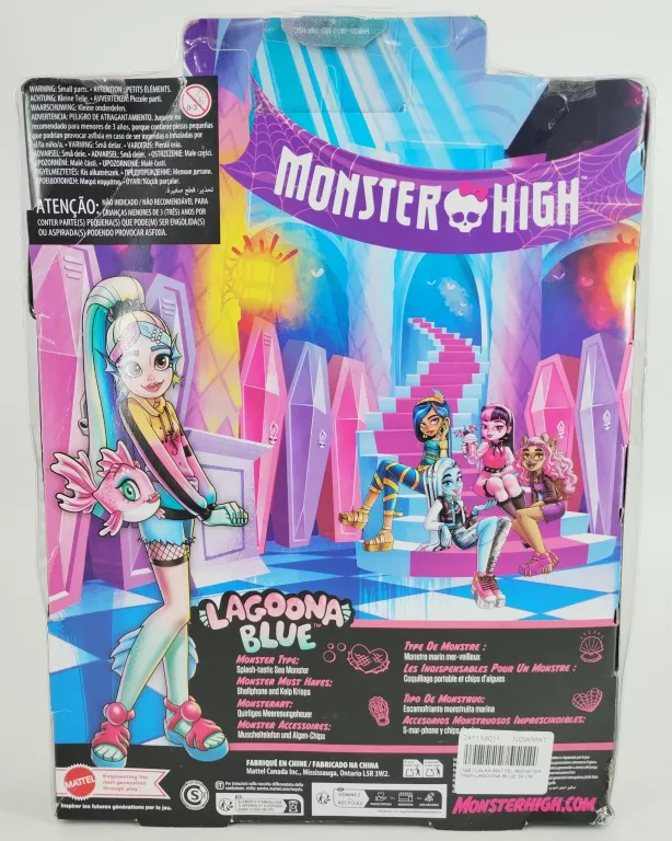 LALKA MATTEL MONSTER HIGH LAGOONA BLUE 29 CM