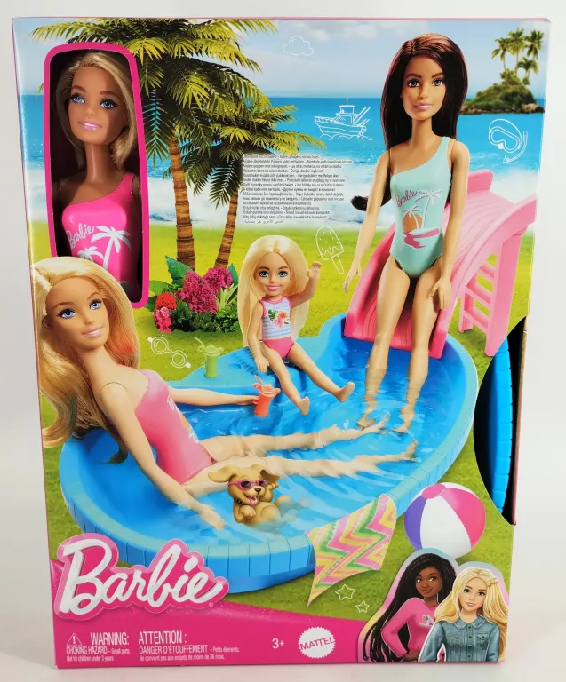 BARBIE BASEN + LALKA ZESTAW HRJ74