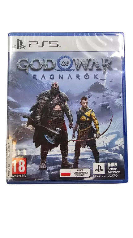 GOD OF WAR RAGNAROK PS5 GRA NA PŁYCIE DUBBING PO POLSKU