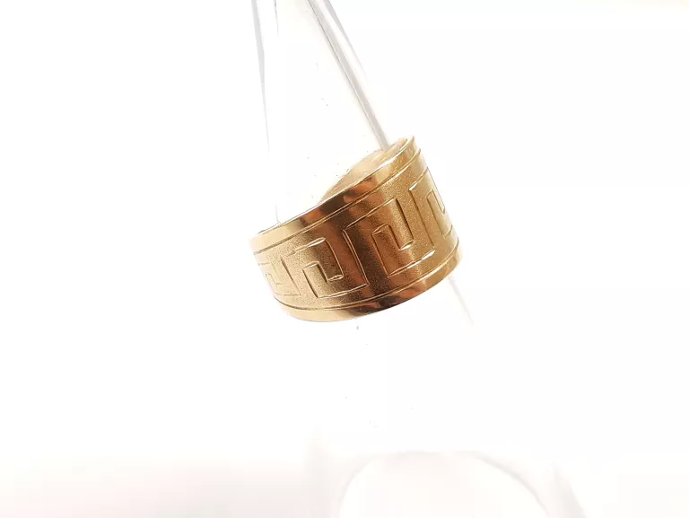 ZŁOTY PIERŚCIONEK WZÓR GRECKI 585 6.95G R16