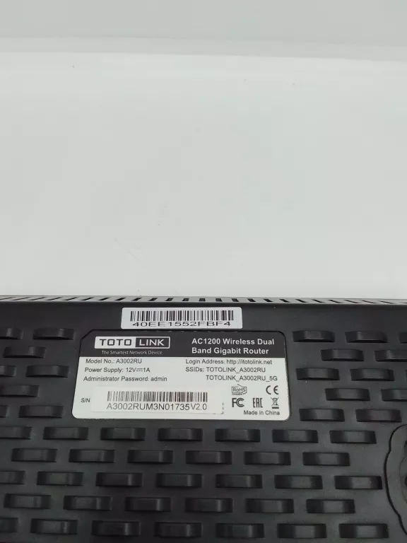 ROUTER TOTO LINK AC 1200