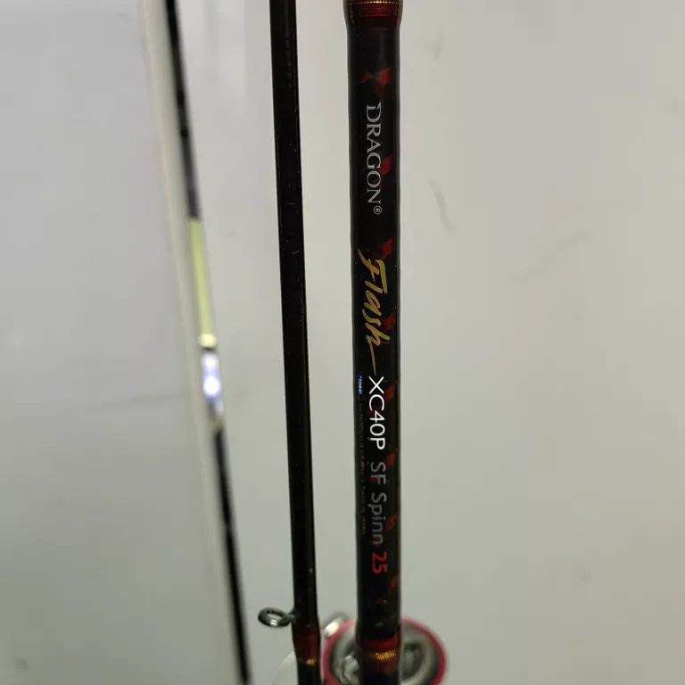 WĘDKA DRAGON FLASH XC40P SF SPINN 25 2.45M 6-25G+KOŁOWROTEK