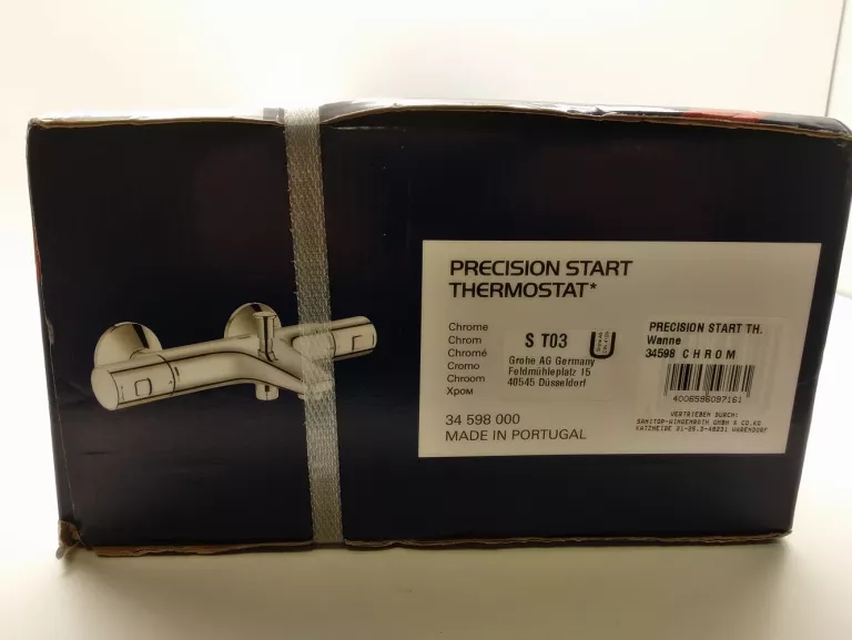 GROHE QUICKFIX PRECISION START BATERIA WANNOWA Z TERMOSTATEM, DN 15 34598