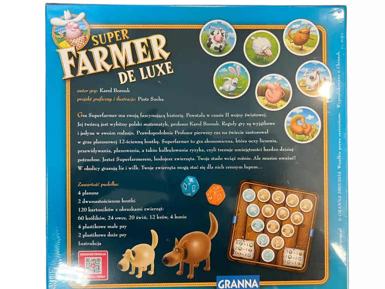 GRA PLANSZOWA GRANNA SUPER FARMER DE LUX