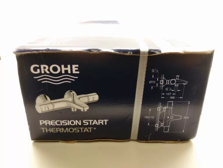 GROHE QUICKFIX PRECISION START BATERIA WANNOWA Z TERMOSTATEM, DN 15 34598