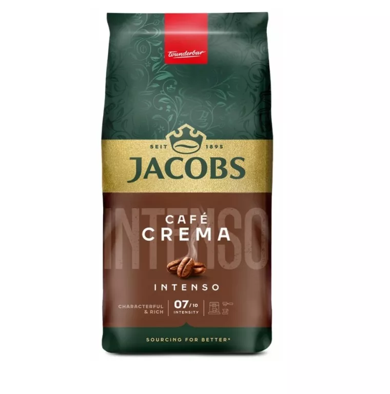 JACOBS ZIARNISTA CAFE CREMA INTENSO 1KG, INTENSYWNOŚĆ 7/10