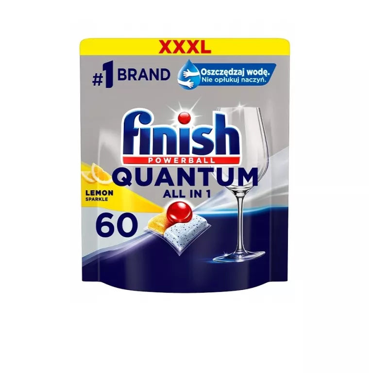 FINISH QUANTUM ALL-IN-1 KAPSUŁKI DO ZMYWARKI CYTRYNOWE 60 SZT.