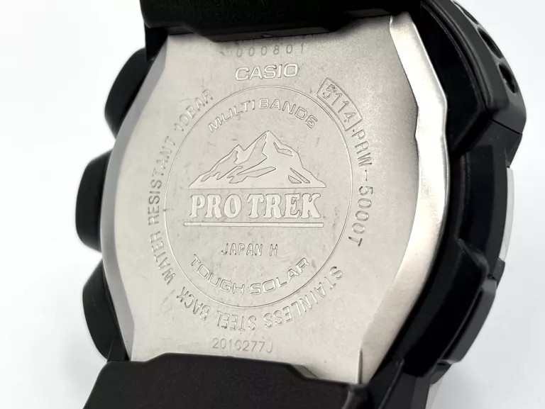 ZEGAREK CASIO PROTREK PRW-5000T-7ER TITANIUM SOLAR KOMPAS BRANSOLETA