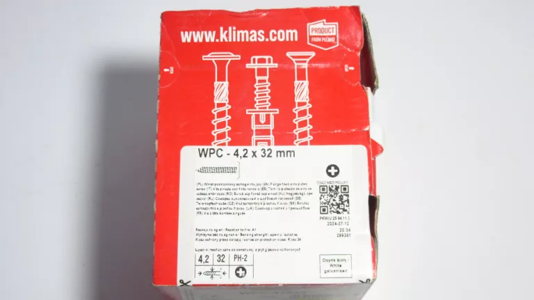 KLIMAS WPC-42032 WKRĘT PODKŁADKOWY SAMOGWINTUJĄCY