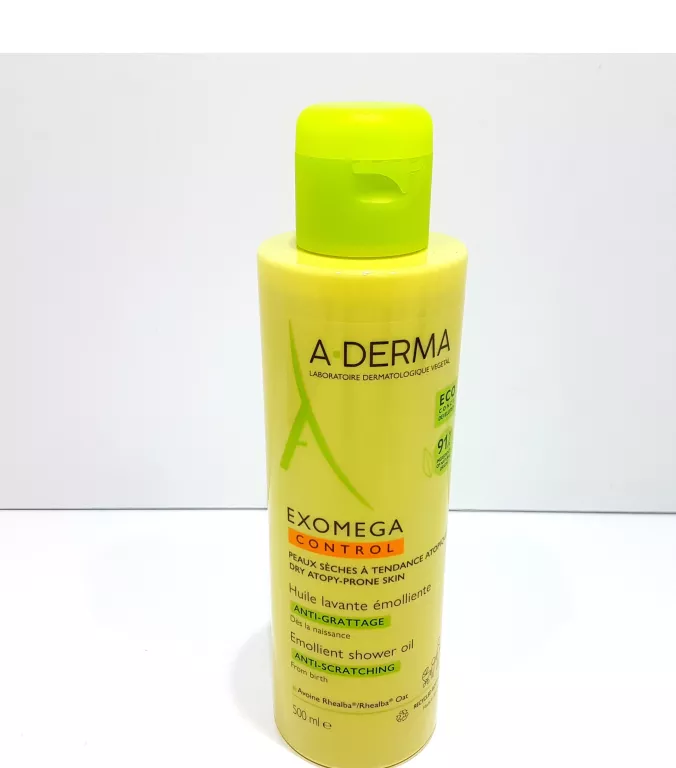 A-DERMA EXOMEGA CONTROL OLEJEK EMOLIENT POD PRYSZNIC, 500ML