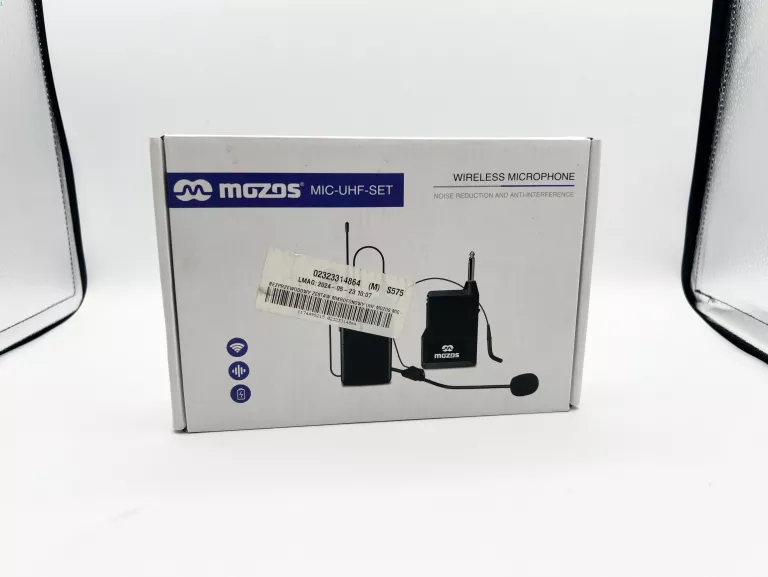 ZESTAW MIKROFON BEZPRZEWODOWY UHF NAGŁOWNY MIKROFON MOZOS MIC-UHF-SET