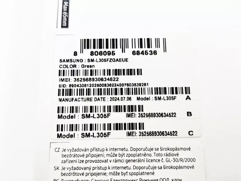 ZEGAREK SMARTWATCH SAMSUNG GALAXY WATCH 7 SM-L305FZ 40MM ZIELONY + PUDEŁKO