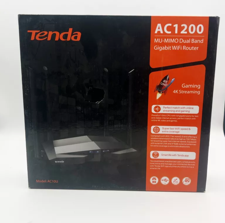 ACCESS POINT, BRIDGE, REPEATER, ROUTER TENDA AC10U 802.11AC (WI-FI 5)