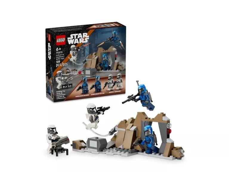 LEGO STAR WARS ZASADZKA NA MANDALORZE - ZESTAW BITEWNY 75373